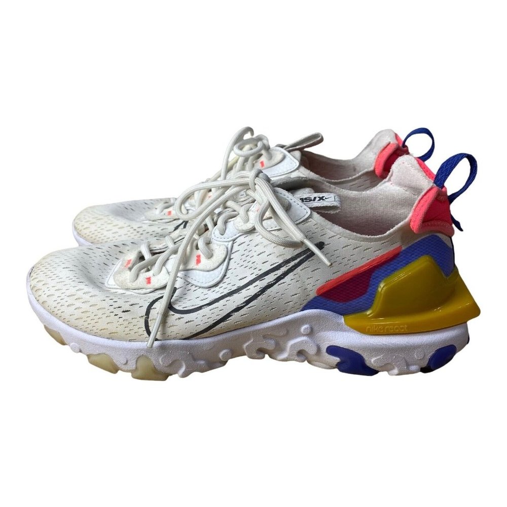 Nike White and Multicolor Athletic Shoes